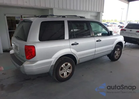 2005 Honda Pilot Ex-L from USA, damaged, VIN 2HKYF18795H545522